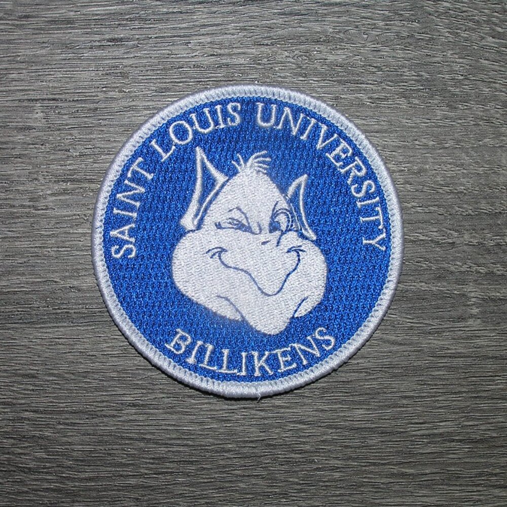 Saint Louis University Billikens SLU Vintage Embroidered Iron On Patch 3" x 3"